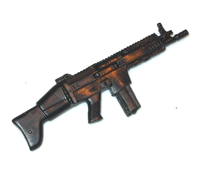 SCAR-H Rifle w/ Mag BASIC - "Modular" 1:18 Scale Weapon for 3-3/4 Inch Action Figures