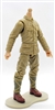 MTF WWII - JAPANESE Soldier, LIGHT TAN Skin Tone (WITHOUT Head) - 1:18 Scale Marauder Task Force Action Figure