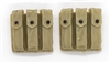 WWII US:  Sub-Machine Gun Gun Ammo Pouches (Set of TWO) - 1:18 Scale Modular MTF Accessories for 3-3/4" Action Figures
