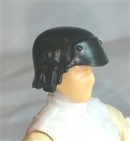 Headgear: Armor Helmet BLACK Version - 1:18 Scale Modular MTF Accessory for 3-3/4" Action Figures