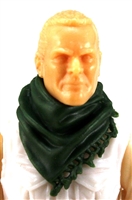 Headgear: Large Neck Scarf "Shemagh" DARK GREEN Version - 1:18 Scale Modular MTF Accessory for 3-3/4" Action Figures