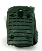 Male Vest: Plate Carrier Type DARK GREEN Version - 1:18 Scale Modular MTF Accessory for 3-3/4" Action Figures