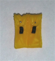 Ammo Pouch: Double Magazine YELLOW Version - 1:18 Scale Modular MTF Accessory for 3-3/4" Action Figures