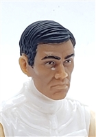 Male Head: "LEE" TAN Skin Tone with Black Hair - 1:18 Scale MTF Accessory for 3-3/4" Action Figures