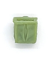 Ammo Pouch: Empty LIGHT GREEN Version - 1:18 Scale Modular MTF Accessory for 3-3/4" Action Figures