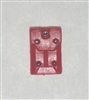 Armor Panel: Large Size RED Version - 1:18 Scale Modular MTF Accessory for 3-3/4" Action Figures
