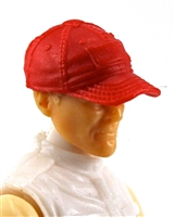 Headgear: Baseball Cap RED Version - 1:18 Scale Modular MTF Accessory for 3-3/4" Action Figures