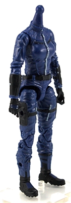 MTF Female Valkyries Body WITHOUT Head BLUE with BLACK "Security-Ops" Version BASIC - 1:18 Scale Marauder Task Force Action Figure