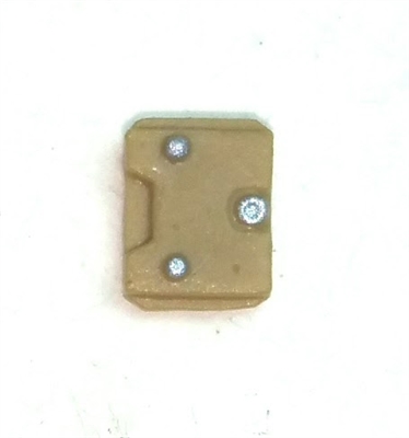 Armor Panel: Small Size DARK TAN Version - 1:18 Scale Modular MTF Accessory for 3-3/4" Action Figures