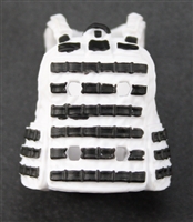 Female Vest: Utility Type White Version - 1:18 Scale Modular MTF Valkyries Accessory for 3-3/4" Action Figures