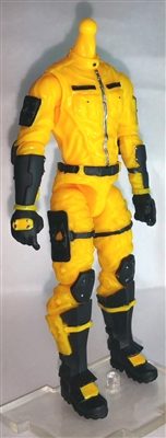 "Shock-Ops" YELLOW MTF Male Trooper Body WITHOUT Head - 1:18 Scale Marauder Task Force Action Figure