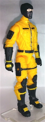 MTF Male Trooper with Balaclava Head YELLOW "Shock-Ops" Version BASIC - 1:18 Scale Marauder Task Force Action Figure