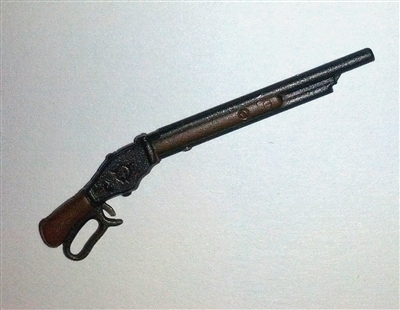 Model 1887 Lever-Action Shotgun GUN-METAL w/ BROWN Version - 1:18 Scale Weapon for 3-3/4 Inch Action Figures