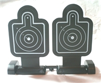 DUAL RIFLE TARGETS w/ WORKING BASE - 1:18 Scale Accessory for 3 3/4 Inch Action Figures