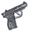 Walther PPK Semi-Automatic Pistol - 1:18 Scale Weapon for 3-3/4 Inch Action Figures