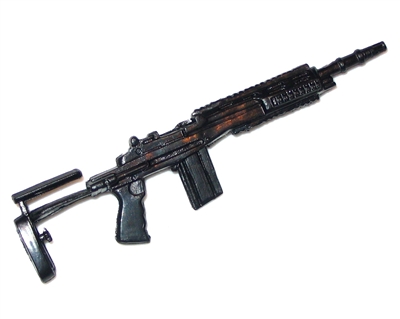 M14 EBR Rifle w/ Mag BASIC - "Modular" 1:18 Scale Weapon for 3-3/4 Inch Action Figures