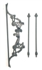 Compound Bow with Arrows BLACK Version - "Modular" 1:18 Scale Weapon for 3-3/4 Inch Action Figures