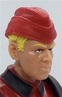 WWII German: Red Overseas "Garrison" Cap - 1:18 Scale Modular MTF Accessory for 3-3/4" Action Figures