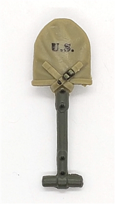 WWII US Marine:  Entrenching Tool with Cover (Shovel) - 1:18 Scale Modular MTF Accessory for 3-3/4" Action Figures