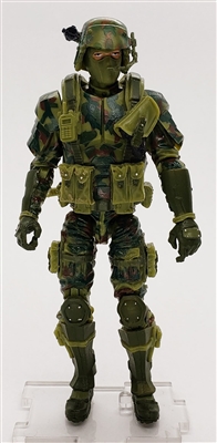 DELUXE MTF Male Trooper Olive Green Camo "Ambush-Ops" Version - 1:18 Scale Marauder Task Force Action Figure
