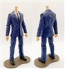 "Agency-Ops" BLUE SUIT & WHITE SHIRT with LIGHT Skin Tone Male WITHOUT Head - 1:18 Scale Marauder Task Force Action Figure