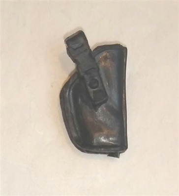 Pistol Holster: Small Right Handed BLACK Version - 1:18 Scale Modular MTF Accessory for 3-3/4" Action Figures