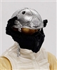 Headgear: Armor Face Shield for Helmet BLACK Version - 1:18 Scale Modular MTF Accessory for 3-3/4" Action Figures