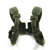 Male Vest: Shoulder Rig GREEN Version - 1:18 Scale Modular MTF Accessory for 3-3/4" Action Figures