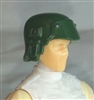 Headgear: Armor Helmet DARK GREEN Version - 1:18 Scale Modular MTF Accessory for 3-3/4" Action Figures