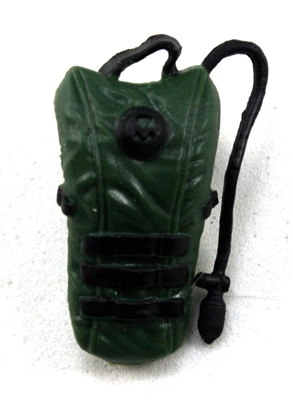 Camel Hydration Pack: DARK GREEN Version - 1:18 Scale Modular MTF Accessory for 3-3/4" Action Figures
