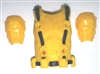 Male Vest: Armor Type YELLOW Version - 1:18 Scale Modular MTF Accessory for 3-3/4" Action Figures