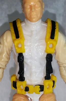 Male Vest: Harness Rig YELLOW Version - 1:18 Scale Modular MTF Accessory for 3-3/4" Action Figures