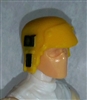 Headgear: Armor Helmet YELLOW Version - 1:18 Scale Modular MTF Accessory for 3-3/4" Action Figures