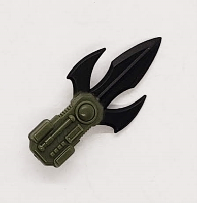 MTF Exo-Suit: TRI-BLADE COMBAT KNIFE - GREEN Version - 1:18 Scale Marauder Task Force Accessory