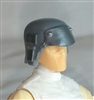 Headgear: Armor Helmet GRAY Version - 1:18 Scale Modular MTF Accessory for 3-3/4" Action Figures