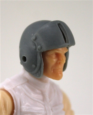 Headgear: Gray Flight Helmet - 1:18 Scale Modular MTF Accessory for 3-3/4" Action Figures