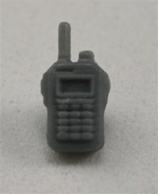 Radio Walkie Talkie: GRAY Version - 1:18 Scale MTF Accessory for 3 3/4 Inch Action Figures