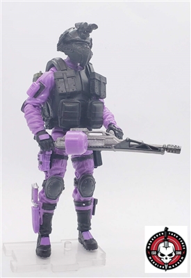 Marauder "NIGHT GUNNER" Geared-Up MTF Male Trooper - 1:18 Scale Marauder Task Force Action Figure