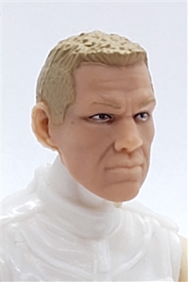 Male Head: "HANK" Light Skin Tone with LIGHT BROWN Hair - 1:18 Scale MTF Accessory for 3-3/4" Action Figures