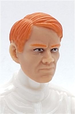 Male Head: "HANS" Light Skin Tone with RED Hair - 1:18 Scale MTF Accessory for 3-3/4" Action Figures