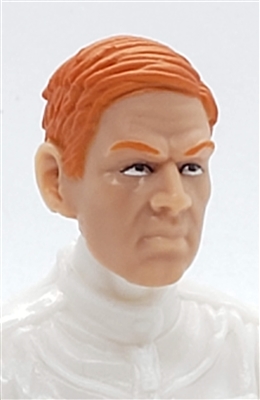 Male Head: "FRITZ" Light Skin Tone with RED Hair - 1:18 Scale MTF Accessory for 3-3/4" Action Figures