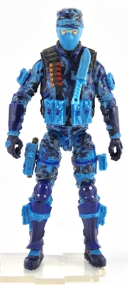 DELUXE MTF Male Trooper BLUE CAMO "Chimera-Ops" Version - 1:18 Scale Marauder Task Force Action Figure