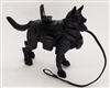 DELUXE MTF K9 Dog Unit: "Wraith" All Black - 1:18 Scale Marauder Task Force Animal & Gear Set