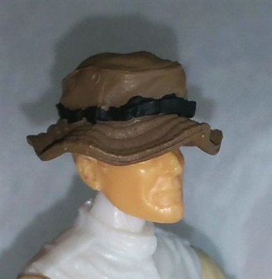 Headgear: Boonie Hat BROWN Version - 1:18 Scale Modular MTF Accessory for 3-3/4" Action Figures