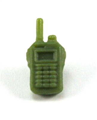 Radio Walkie Talkie: LIGHT GREEN Version - 1:18 Scale MTF Accessory for 3 3/4 Inch Action Figures