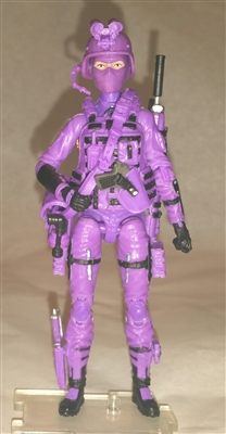 DELUXE MTF Female Valkyries PURPLE "Engineer-Ops" Version - 1:18 Scale Marauder Task Force Action Figure