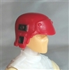 Headgear: Armor Helmet RED Version - 1:18 Scale Modular MTF Accessory for 3-3/4" Action Figures
