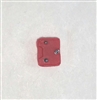 Armor Panel: Small Size RED Version - 1:18 Scale Modular MTF Accessory for 3-3/4" Action Figures