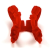 Male Vest: Shoulder Rig RED Version - 1:18 Scale Modular MTF Accessory for 3-3/4" Action Figures