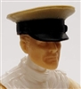 Headgear: Officer Cap "Dress Hat" TAN Version - 1:18 Scale Modular MTF Accessory for 3-3/4" Action Figures